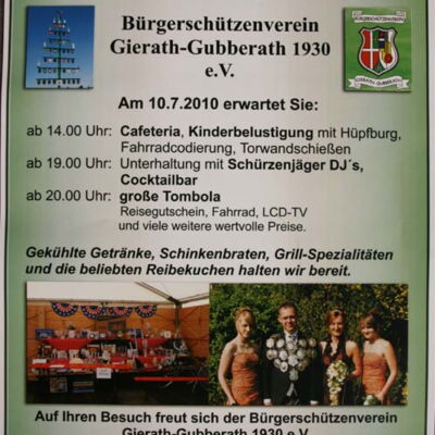 Festplakat Biwak 2010