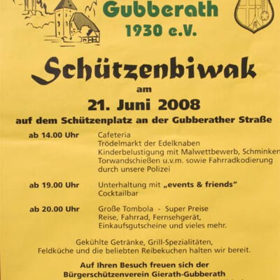 Festplakat Biwak 2008